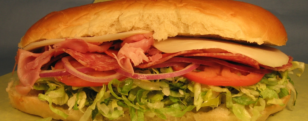 Homemade sub rolls baked daily